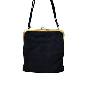 Koret Black Calf Leather Vintage 50's Bag